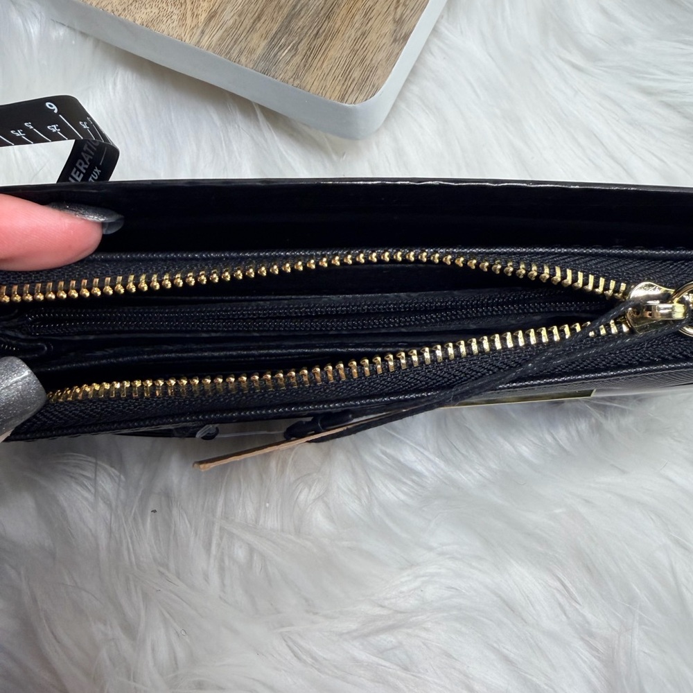 NIB Steve Madden Black Wristlet/wallet/clutch - Picture 3 of 4